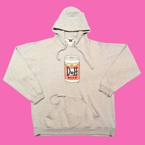 Duff Beer, The Simpsons Hoodie Size XL (comes with beer opener and a insulated